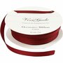 Decoratie lint, rood, B: 6 mm, 15 m/ 1 rol