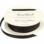 Decoratielint - Lint Zwart - Grosgrain Lint - Cadeau Linten - Knutsel Linten - DIY Decoratie - Striklint - 1 Rol