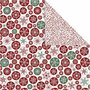 Design Papier - IJskristallen - Winter Thema - Knutselpapier - Scrapbooking - DIY Decoratief Papier - 5 Vellen