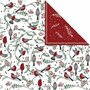 Design Papier - Vogels & Takken - Natuur Motief - Scrapbook Papier - Creatief & DIY - Uniek Ontwerp - 5 Vellen