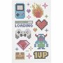 Diamond Stickers - Gadgets Thema - Zelfklevende Decoratieve Stickers - Luxe Strass Stickers - Glitter DIY Feest & Knutselstickers - 10x16 cm - 1 Vel