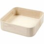 Houten Dienblad - Vierkant Dienblad - DIY Tafeldecoratie - Luxe Houten Plateau - Theeserver Dienblad - Zelf Beschilderen - H 7 cm - 25x25 cm - 1 Stuk