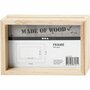 Dubbelzijdige Lijst - Dubbelzijdig Fotolijstje - DIY Decoratieve Lijst - Afmetingen 16x11 cm - Dikte 4 cm - 1 Stuk