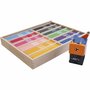 Jumbo Kleurpotlood – Edu Kleurpotlood – Kleurpotlood Vulling 6,25 mm – Diverse Kleuren – Kleurpotloden voor Kinderen – 12x12 Stuks