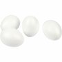 Eieren - Grote Witte DIY Paaseieren - Knutseldecoratie Voor Creatieve Projecten - Perfect Voor Pasen Decoraties - Hoogte 10 cm - Set van 25 stuks