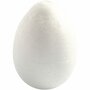 Eieren, wit, H: 10 cm, 5 stuk/ 1 doos