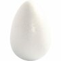 Witte Eieren Decoratie - Grote Witte Eitjes - DIY Decoratie Eieren - Creatieve Witte Eieren voor Pasen - Styropor Eieren - 12 cm - 5 Stuks