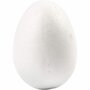 Eieren, wit, H: 6 cm, 50 stuk/ 1 doos