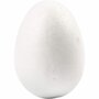 Eieren - Eitjes - Styropor - Piepschuim - Wit - Decoratie - DIY - Afm: 6 cm - 50 stuks