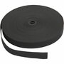 Elastisch Koord - Transparant Nylon Draad - Rekbaar Koord - DIY Koord - Elastisch Draad - Rekbaar Hobbydraad - Handwerk & Sieraden Maken - Brede Zwarte Band - 20mm Dikte - 25m - 1 Rol