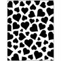 Embossingfolder Harten - DIY Embossing Sjabloon - Papierbewerking Voor Scrapbooking & Knutselen - 3D Effect - Perfect Voor Kaarten & DIY Decoratie - Harten Motief 11x14 cm - 1 Stuk