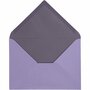Enveloppen - Donkerpaars/Paarse Enveloppen - Voor Kaarten en Creatieve Projecten - Afmeting: 11,5x16 cm - Gewicht: 100 gr - Set van 10 Stuks - 1 Doos