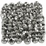 Facet Kralen - Metallic Zwarte Luxe Kralen - DIY Glanzende Kristal Glas Kralen - Ronde Handwerk Kralen voor Sieraden, Armbanden, Kettingen & Knutselprojecten