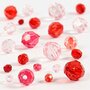 Facetkralen Mix - Roze Kristal Glas Kralen - DIY Sieraden Kralen Set - Luxe Ronde Handwerkkralen Voor Mode, Creatieve Ontwerpen & Knutselprojecten - Set van 100 Stuks