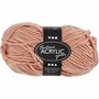 Acrylgaren - Fantasia Garen - Beige Garen - Breigaren - Haakgaren - Handwerk Garen - Knutselgaren - Hoge kwaliteit 3-draads 100% acryl garen - Naald nr. 4,5 / 5 - 80 Mtr - 50 Gram - 1 Bol