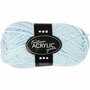 Acrylgaren - Fantasia Garen - Lichtblauw Garen - Breigaren - Haakgaren - Handwerk Garen - Knutselgaren - Hoge kwaliteit 3-draads 100% acryl garen - Naald nr. 4,5 / 5 - 80 Mtr - 50 Gram - 1 Bol