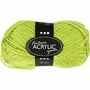 Acrylgaren - Fantasia Garen - Lichtgroen Garen - Breigaren - Haakgaren - Handwerk Garen - Knutselgaren - Hoge kwaliteit 3-draads 100% acryl garen - Naald nr. 4,5 / 5 - 80 Mtr - 50 Gram - 1 Bol
