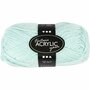 Acrylgaren - Fantasia Garen - Mintgroen Garen - Breigaren - Haakgaren - Handwerk Garen - Knutselgaren - Hoge kwaliteit 3-draads 100% acryl garen - Naald nr. 4,5 / 5 - 80 Mtr - 50 Gram - 1 Bol