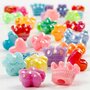 Figuren Mix - Houten Figuren Mix - DIY Knutselfiguren - 10 mm Diameter - 65 Gram - 190 Stuks