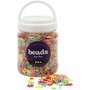 Figuur Kralen - Mix van Plastic Kralen - DIY Sieraden, Mode & Creatieve Projecten - Glanzende Kleuren - 270g, 7-13,5 mm, 2 mm Gatgrootte, 700 ml