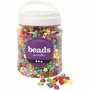 Figuur Kralen - Luxe Mix van Kralen - DIY Handgemaakte Creaties - Voor Modeaccessoires & Knutselen - Diverse Figuren - 400g, 10 mm, 3,5 mm Gatgrootte, 700 ml