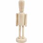 Grote Figuur Hout - DIY Houten Figuur - Creatieve Home Decor Figuren - Staande Houten Figuur - Houten Decoratiefiguur - Hoogte 45 cm - 1 Stuk