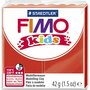 FIMO Kids Boetseerklei Rood - Hobbyklei - Knutselklei - Sieraden Maken - Staedtler FIMO soft - Zacht en Kneedbaar - 42 gram - Voor Kinderen