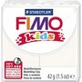 FIMO® Kids Boetseerklei - Witte Klei - Kinderklei - Bakklei - Kindvriendelijk - Zacht En Kneedbaar - Wit - 42 Gram - 1 Pakje