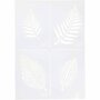 Flexibel Sjabloon - Bladeren Sjabloon - DIY Sjablonen - A4 Formaat Sjabloon - Hobby Sjablonen - Creatief Werk Sjabloon - Decoratief Sjabloon - Bladeren Voor Knutselen - 210x297mm / 1 Stuk
