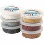 Foam Clay - Zelfhardende Boetseerklei - Metallic Kleuren - DIY Klei Voor Modelleren & Creatieve Knutselprojecten - Lichtgewicht Klei Met Styropor Balletjes - 14 g - Set van 6 Stuks