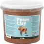 Foam Clay - Zelfhardende Klei - Bruin - Kleien, Spelen - 560gr - Foam Clay - 1 stuk
