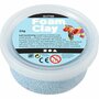 Foam Clay - Zelfhardende Klei - Lichtblauw, Glitter - Kleien, Spelen - 35gr - Foam Clay - 1 stuk