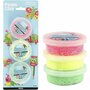 Foam Clay - Zelfhardende Klei - Lichtgroen, Neon Roze, Neon Geel - Kleien, Spelen - 14gr - Foam Clay - 3 stuks