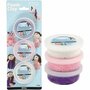 Foam Clay - Zelfhardende Klei - Roze, Paars, Wit, Glitter, Metallic - Kleien, Spelen - 14gr - Foam Clay - 3 stuks