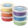Foam Clay - Metallic Zelfhardende Klei - DIY Kleien En Spelen - Sterke Kleuren - Inhoud 14 gram - Set van 6 stuks - Hobby Boetseerklei - Luchtdrogend - Knutselmateriaal