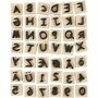 Foam Stempels Alfabet & Cijfers - DIY Stempelset - Inclusief Æ, Ø, Å, Ö, Ä, Ü - Voor Knutselen & Educatieve Doeleinden - 3x3 cm, 13 mm Dikte, 42 Stuks