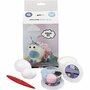 Funny Friends - Blauw - Unicorn Thema - DIY Knutselset voor Kinderen - Creatief Cadeaupakket - Foam Clay & Silk Clay - Inclusief Styropor Figuren & Boetseergereedschap - Perfect voor Creatieve Speelac