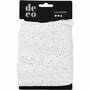 Gehaakt Kanten Lint - Wit Katoenen Rustiek Lint - DIY Decoratie Accessoire - Breedte 30 mm - Lengte 10 meter - 1 rol - Vintage Stijl - Handwerk Lint - Bruiloftsdecoratie