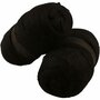Gekaarde Wol - Premium Zwarte Wol - DIY Vilten Handwerkmateriaal - Hoge Kwaliteit Wolvezels Voor Creatieve Knutselprojecten, Vilten & Naaldvilten - Lichtgewicht - Gewicht 2x100 gram