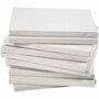 Canvas Gespannen Op Houten Frame - Rechthoek Schilderdoek - Gespannen Canvas - A3 Canvasdoek - Wit Schildercanvas - Verfdoek - Schilderpaneel - 29,7x42cm - Dikte: 1,6cm - 40 Stuks