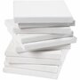Canvas Paneel - Paneel voor Schilderen - Klein Vierkant Schilderpaneel - Wit Schildercanvas - Verpaneel - Schilderpaneel - Paneeldoek - Gespannen Canvas - Canvasbord - 280 gram -15 x 15 cm - Dikte: 3m