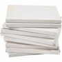 Gespannen Canvas 18x24 cm - Wit - 1,6 cm Diepte - 40 Stuks voor Schilderen