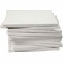 Gespannen canvas, wit, D: 1,6 cm, afm 30x30 cm, 280 gr, 40 stuk/ 1 doos