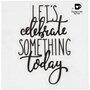 Let's Celebrate Decoratiesticker - Veranderende Sticker voor Mok of Kom - Feestelijke Knutselsticker - DIY Stickerset - Decoratieve Stickers voor Kinderen - 8 x 8 cm - 1 Stuk