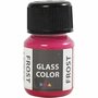 Glasverf - Porseleinverf - Rood - Glass Color Frost met Frost Effect - Waterbasis Verf voor Glas en Porselein - Afbakken op 160°C voor Duurzame Resultaten - 30ml