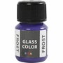 Glasverf en Porseleinverf in Violet met Frost Effect  Waterbasis Verf voor Glas en Porselein 30ml  Perfect voor Unieke Decoraties en Creatieve Projecten