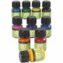 Glasverf - Porseleinverf - Diverse Kleuren - Waterbasis - Glanzend en Transparant - 300ml - Verf Set 10 Stuks - Geschikt voor Glas, Porselein, Plastic