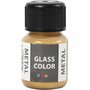 Glasverf - Porseleinverf - Metallic Goud - Creatieve Materialen - 30ml - Voor Glas en Porselein - Waterbasis - Eenvoudig Afbakken op 160°C - Luxe Effect