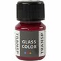 Glasverf - Porseleinverf - Verf Voor Porselein En Glas - Transparant - Roze - Glass Color Transparant - Creotime - 30ml