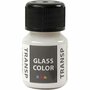 Glasverf - Porseleinverf - Verf Voor Porselein En Glas - Transparant - Wit - Glass Color Transparant - Creotime - 30ml